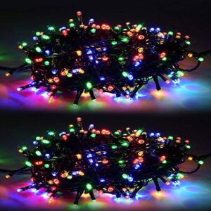 Decorative String Light 52 LED Bulbs 8 Mode Changing String Rice Light