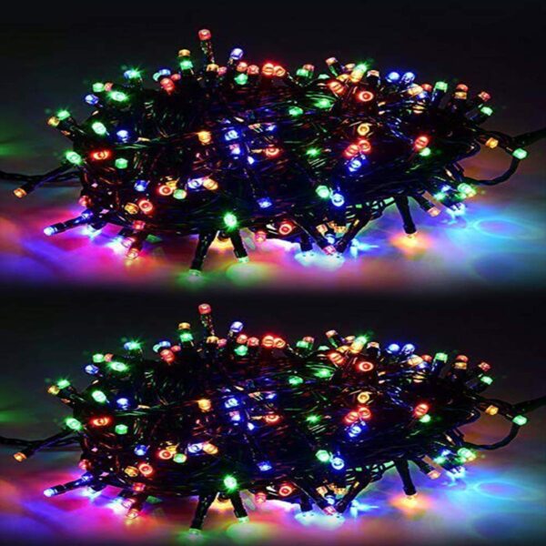 Decorative String Light 52 LED Bulbs 8 Mode Changing String Rice Light