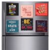 Photo Fridge Magnets Quotes on Life - Set of 6 (Design E) - Image 3